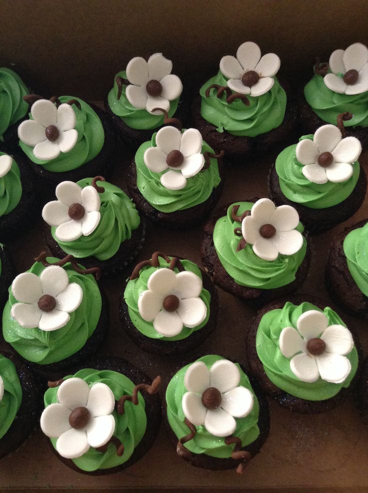 Woodland Themed Cupcakes