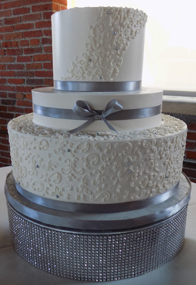 3 Tier Buttercream Wedding Cake