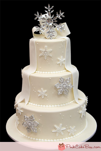 30th Anniversary Snowflake Cake