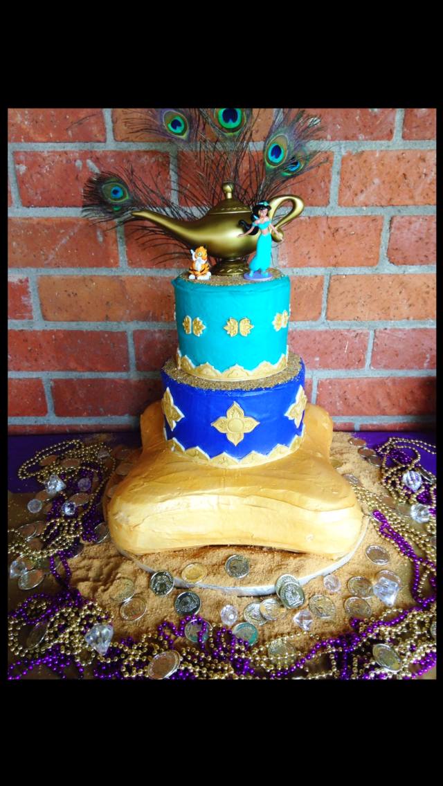 Aladdin Princess Jasmine Birthday Cake