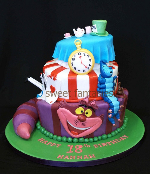 Alice Wonderland Cake