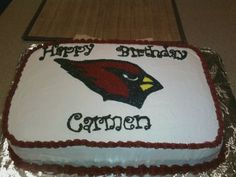 Arizona Cardinals Cake