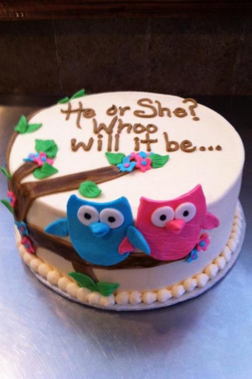 9 Photos of Unique Gender Reveal Cakes