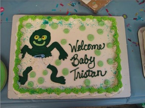 8 Photos of Ugly Monster Baby Shower Cakes