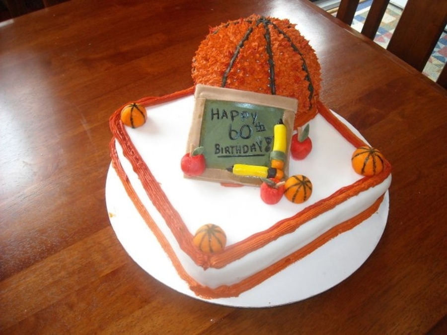 Basketball Birthday Cake