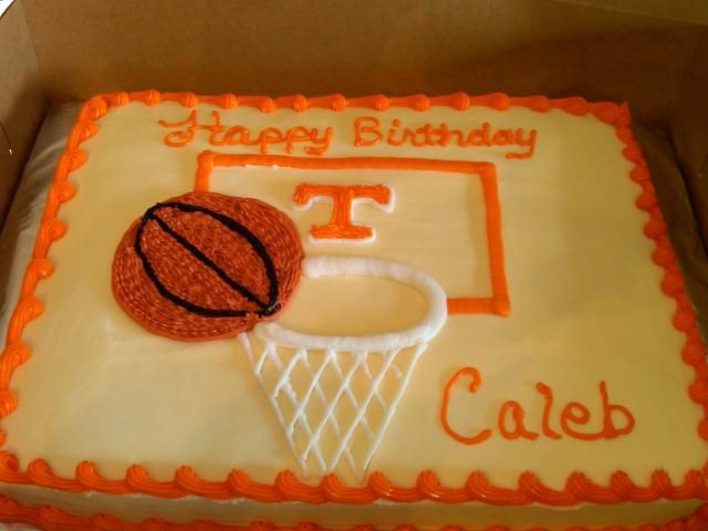 Basketball Birthday Cake