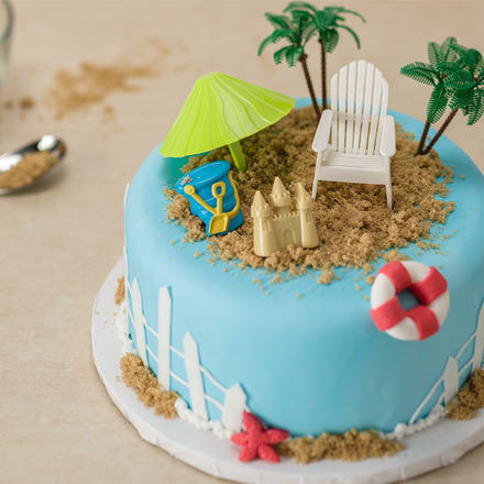 Beach Party Cake