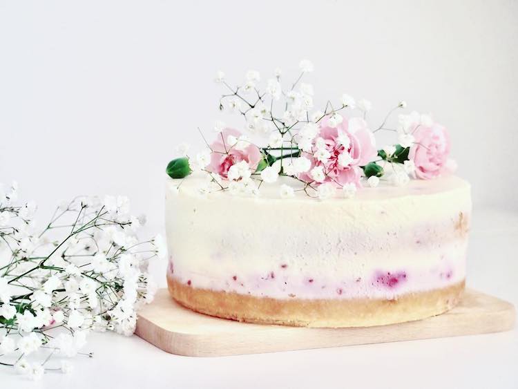 Beautiful Cake with Flowers