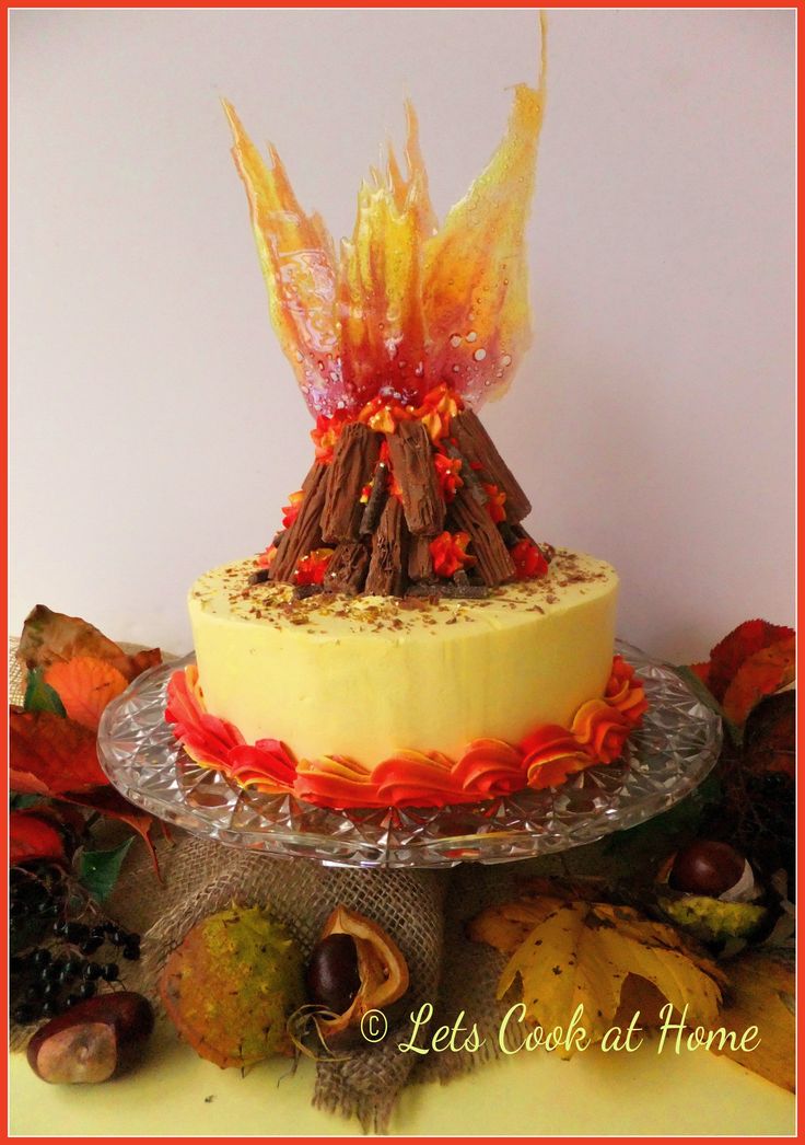 Bonfire Birthday Cake Ideas