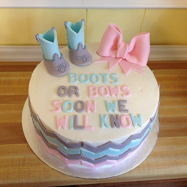 12 Photos of Reveal Party Cakes