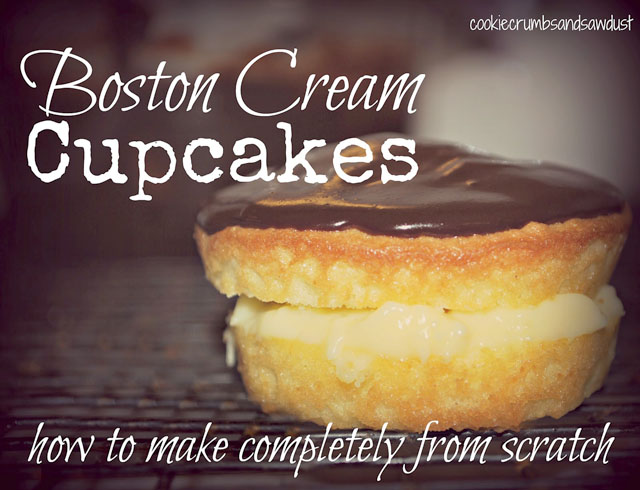 Boston Cream Cupcakes