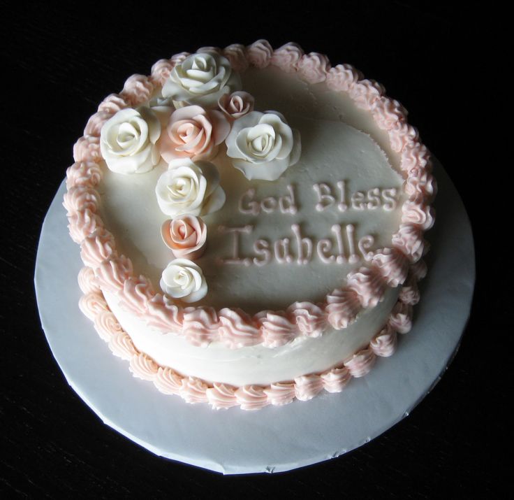 Buttercream Baptism Cake Ideas