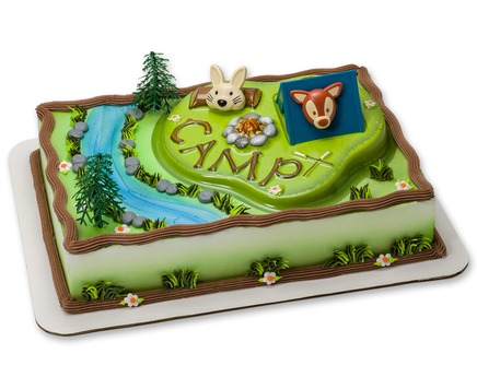 Camping Cakes Designs