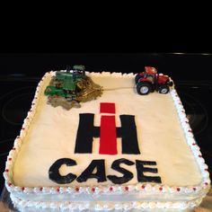 Case Tractor Birthday Cakes