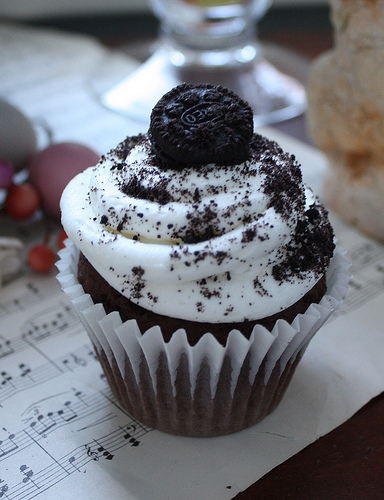 Chocolate Cupcake with Oreo Filling