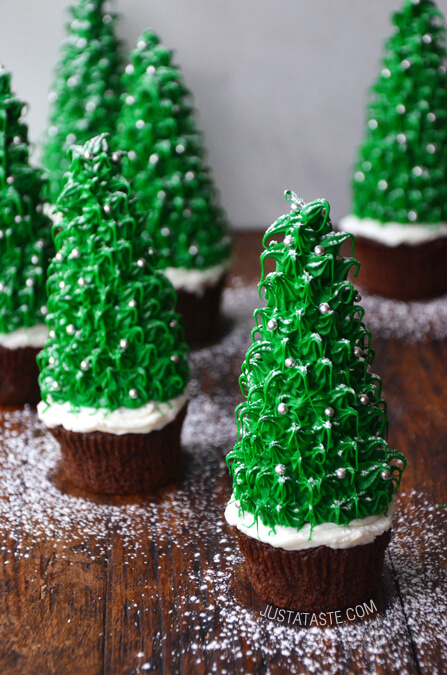 Christmas Tree Cupcakes