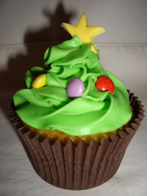 Christmas Tree Cupcakes