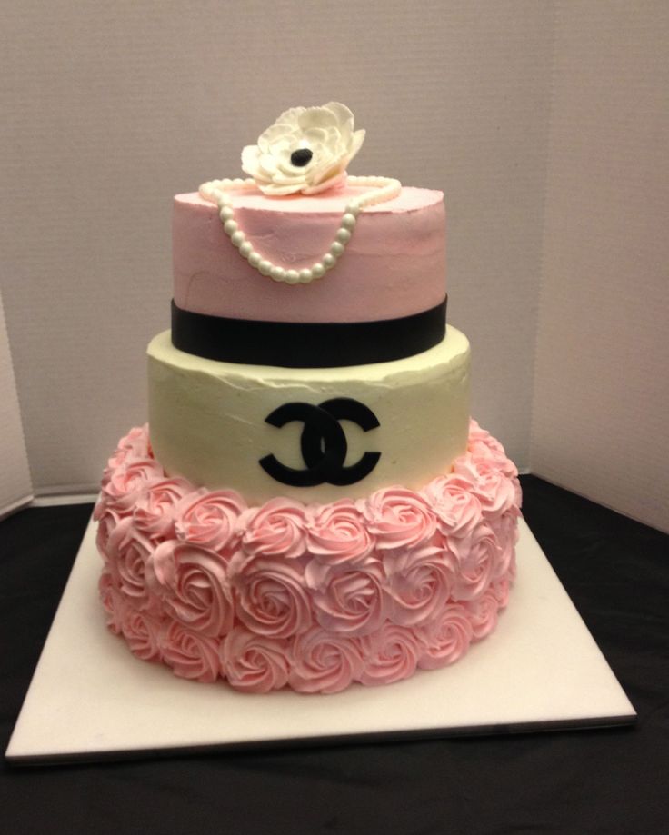 Coco Chanel Birthday Cake