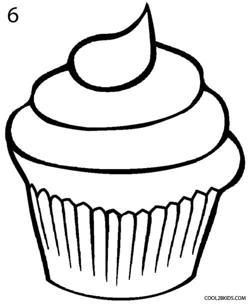 Cupcake Drawing