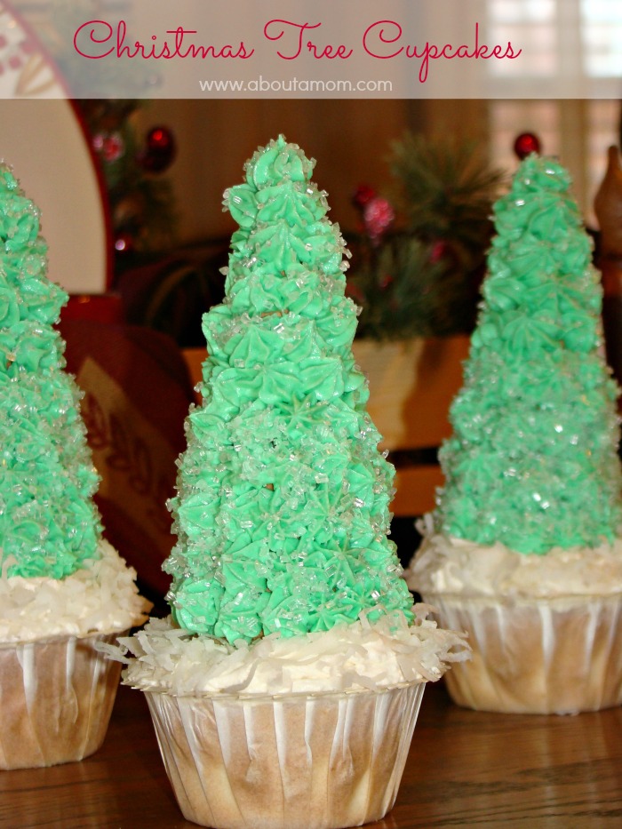 Cupcake Ice Cream Cone Christmas Trees