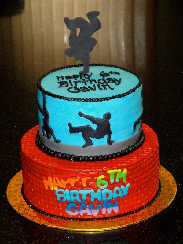 Dance Themed Birthday Cake