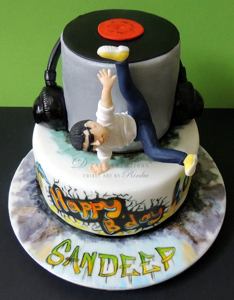 Dancer Birthday Cake