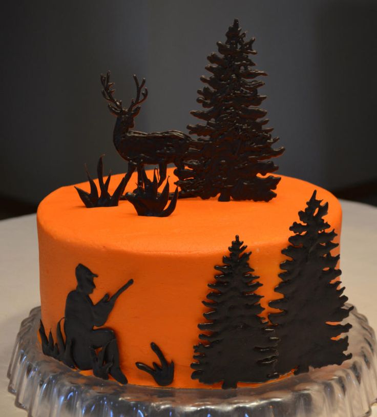 Deer Hunting Birthday Cake