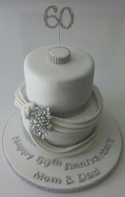 Diamond Anniversary Cake