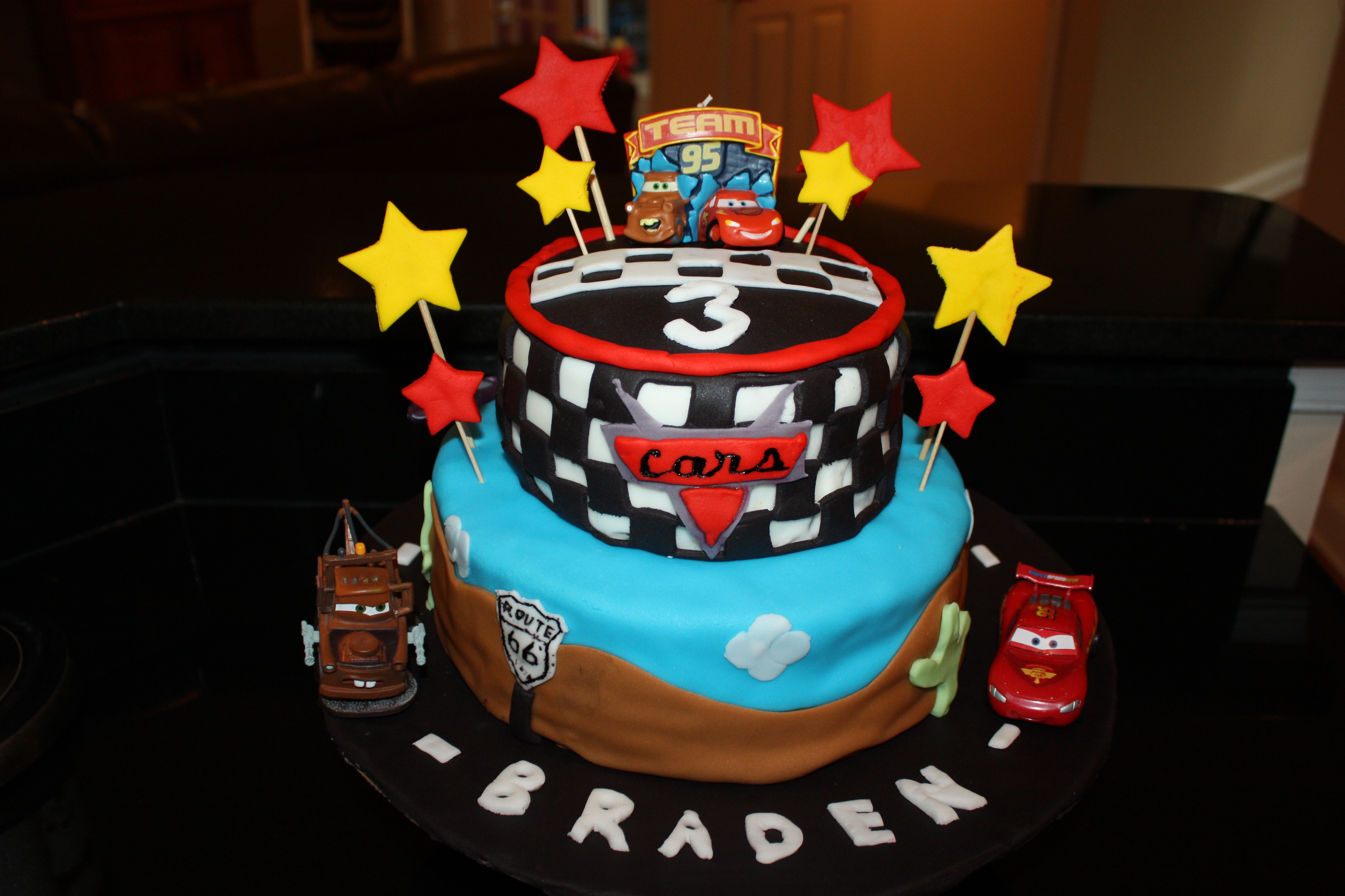 Disney Cars Cake Idea