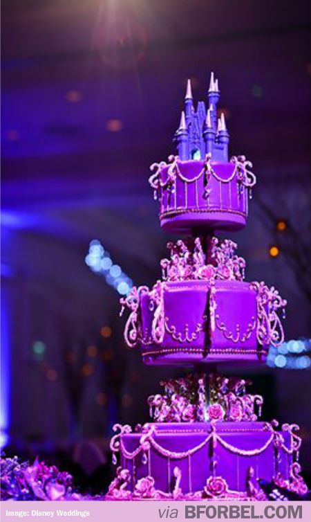 Disneyland Castle Wedding Cake