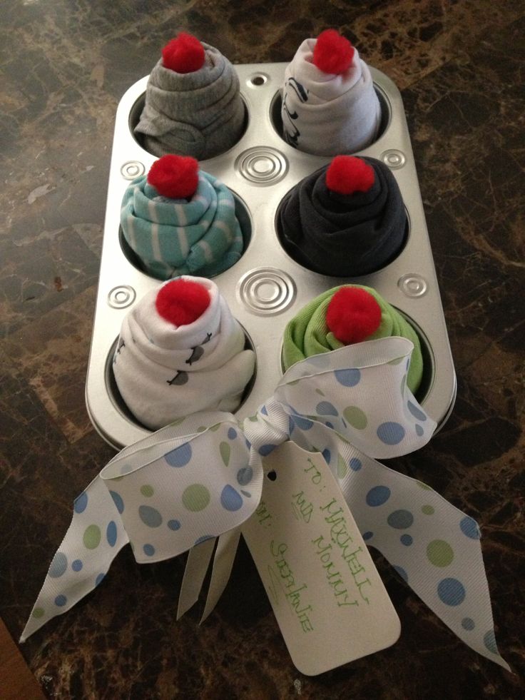 DIY Baby Shower Cupcake Gift Ideas