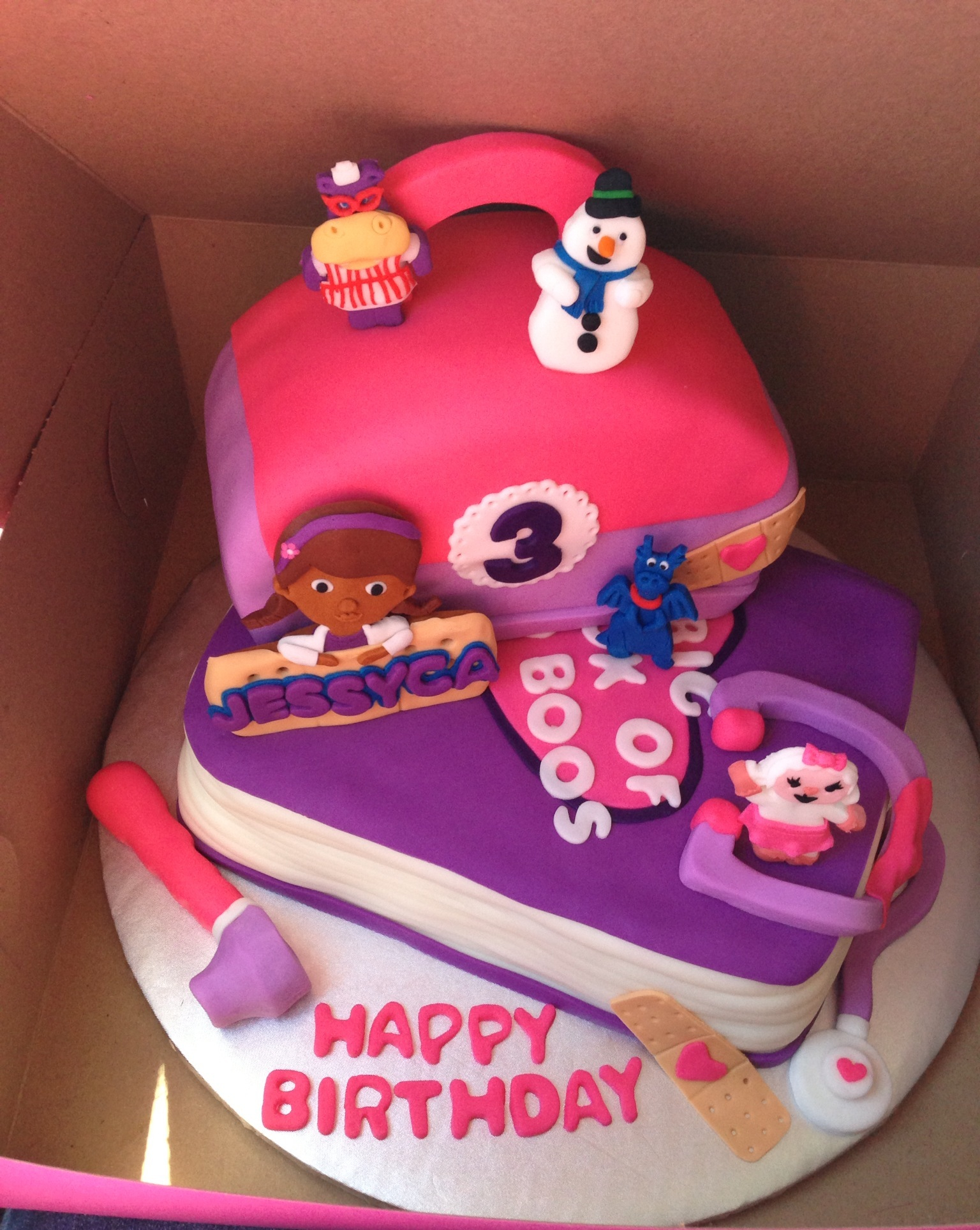 Doc McStuffins Birthday Cake