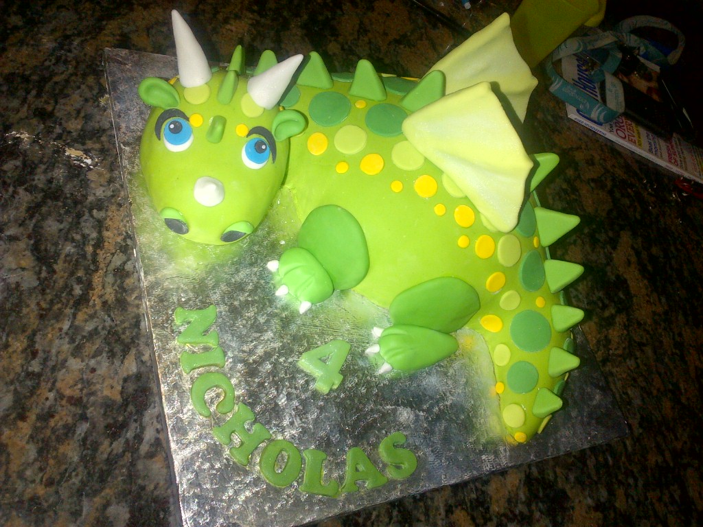 Dragon Shaped Cake