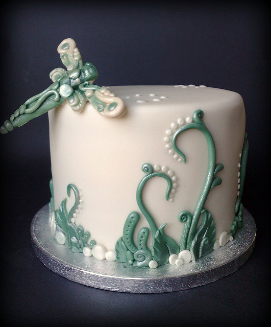 6 Photos of Dragonfly Shaped Cakes