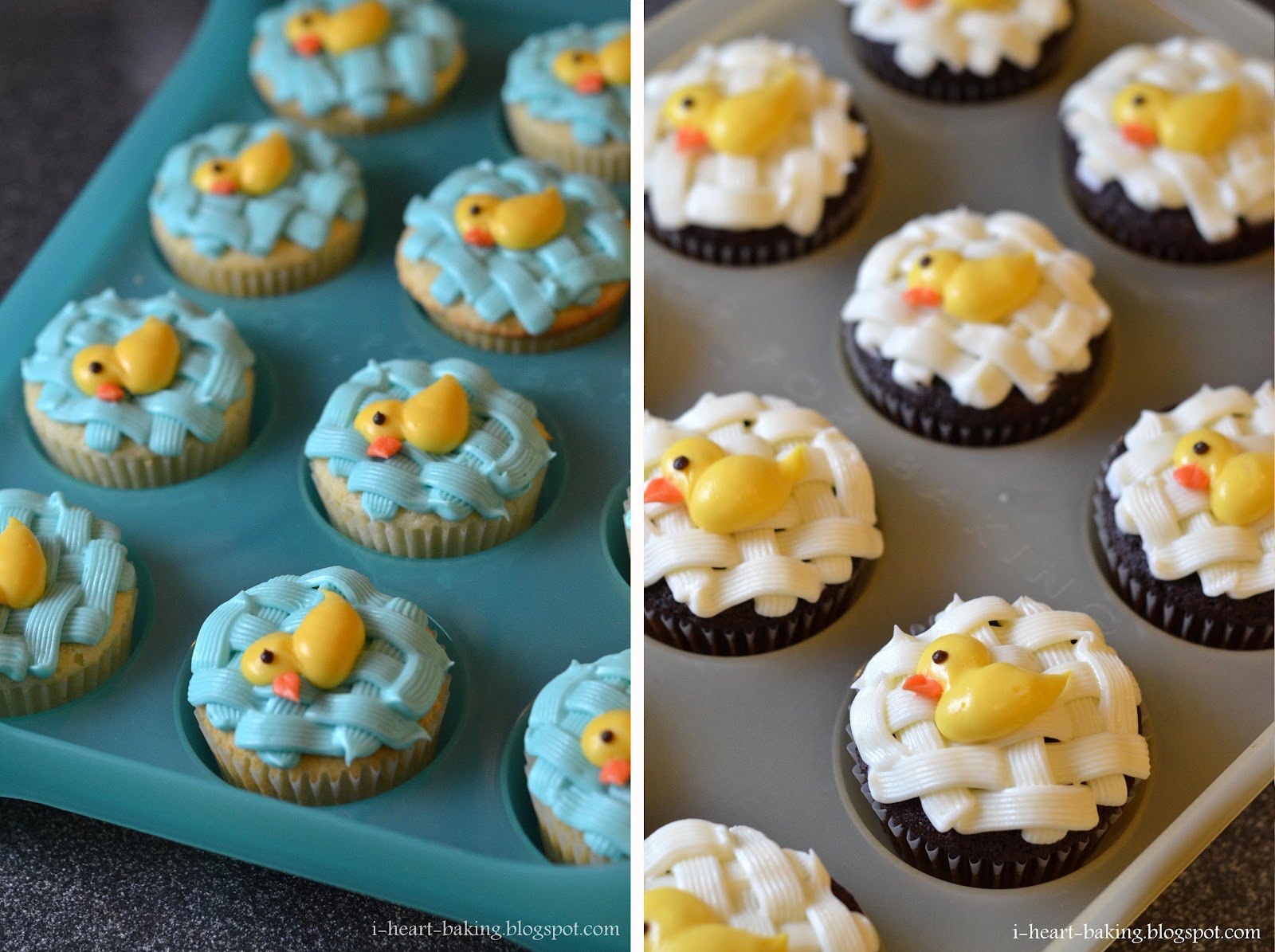 Duck Baby Shower Cupcakes