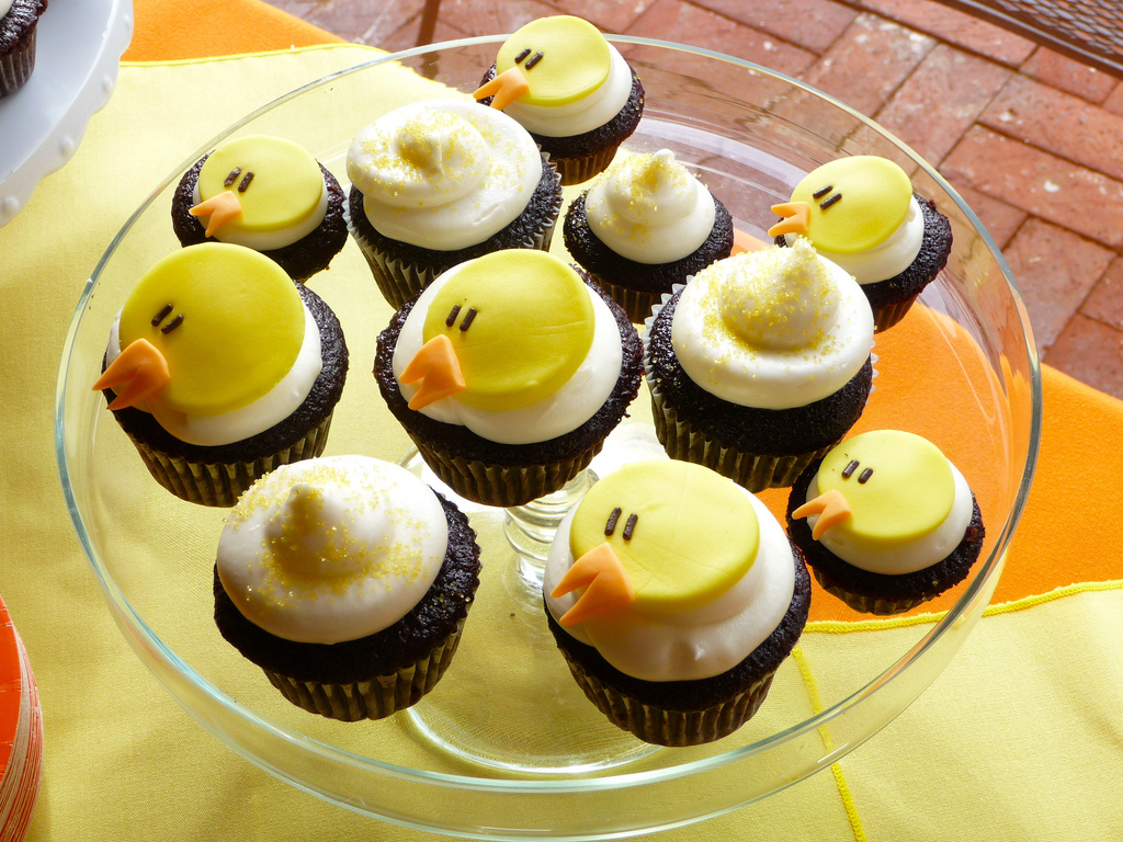 Duck Baby Shower Cupcakes