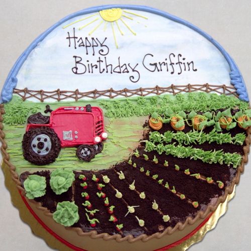 Farmer Birthday Cake Ideas