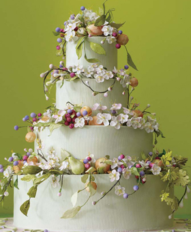 Floral Wedding Cake