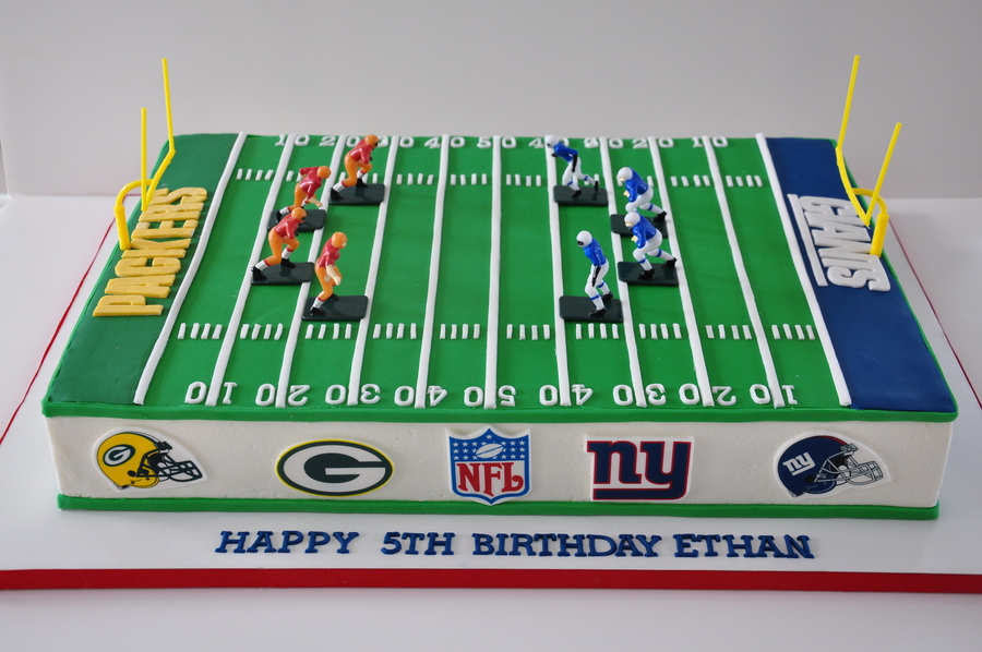 Football Field Cake