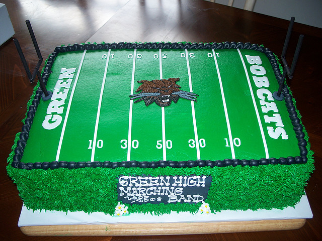 Football Field Cake