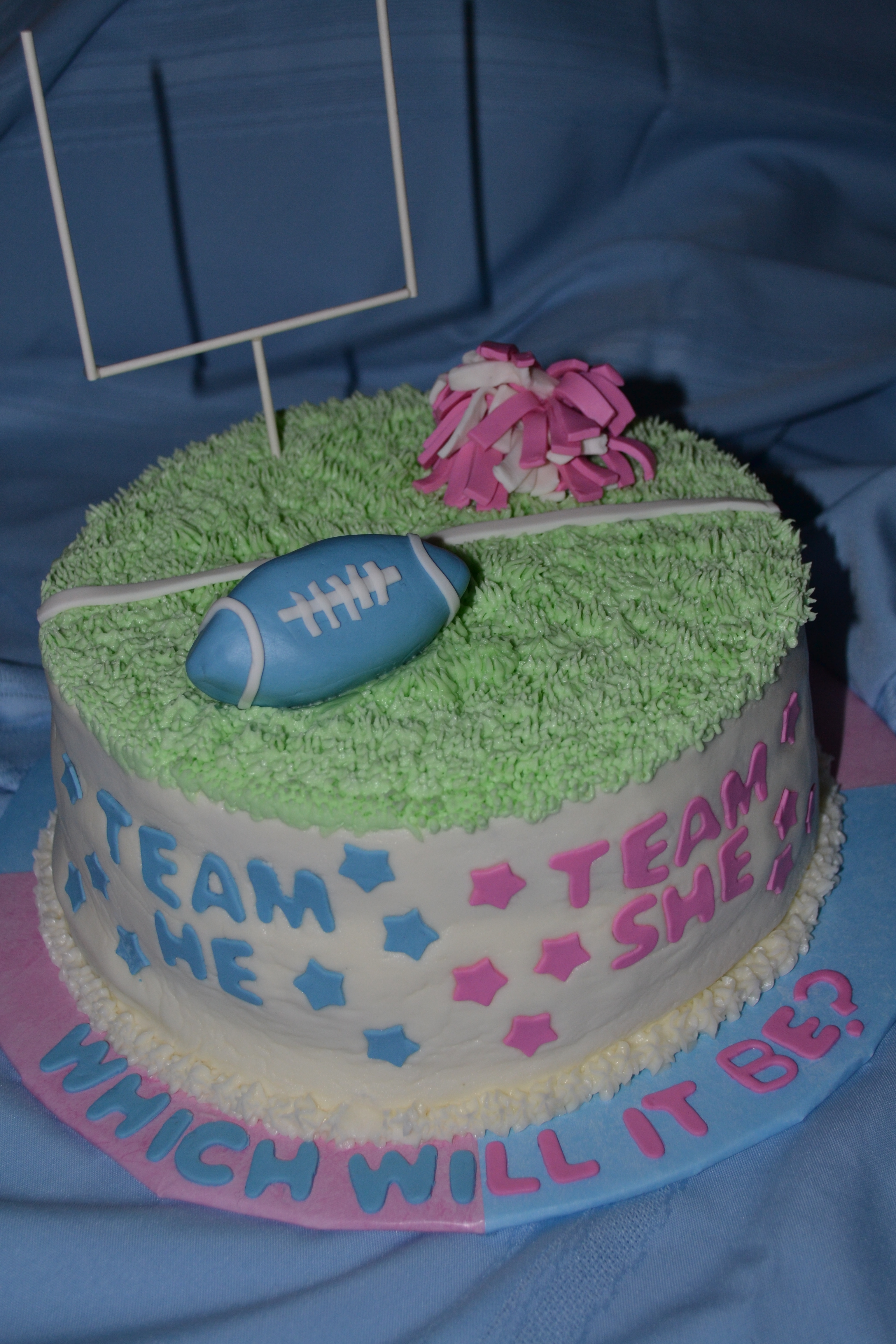 Gender Reveal Football Theme