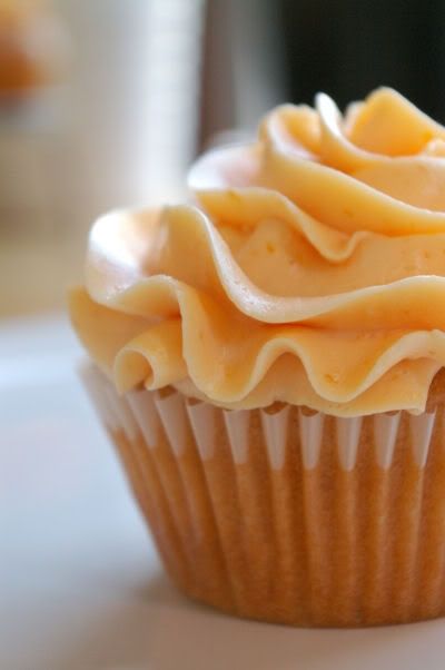 9 Photos of Peach Cupcakes With Peach Buttercream