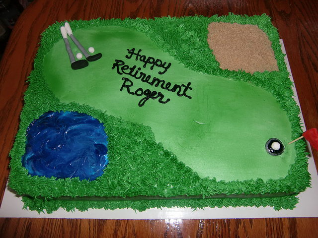 Golf Retirement Cake Flickr