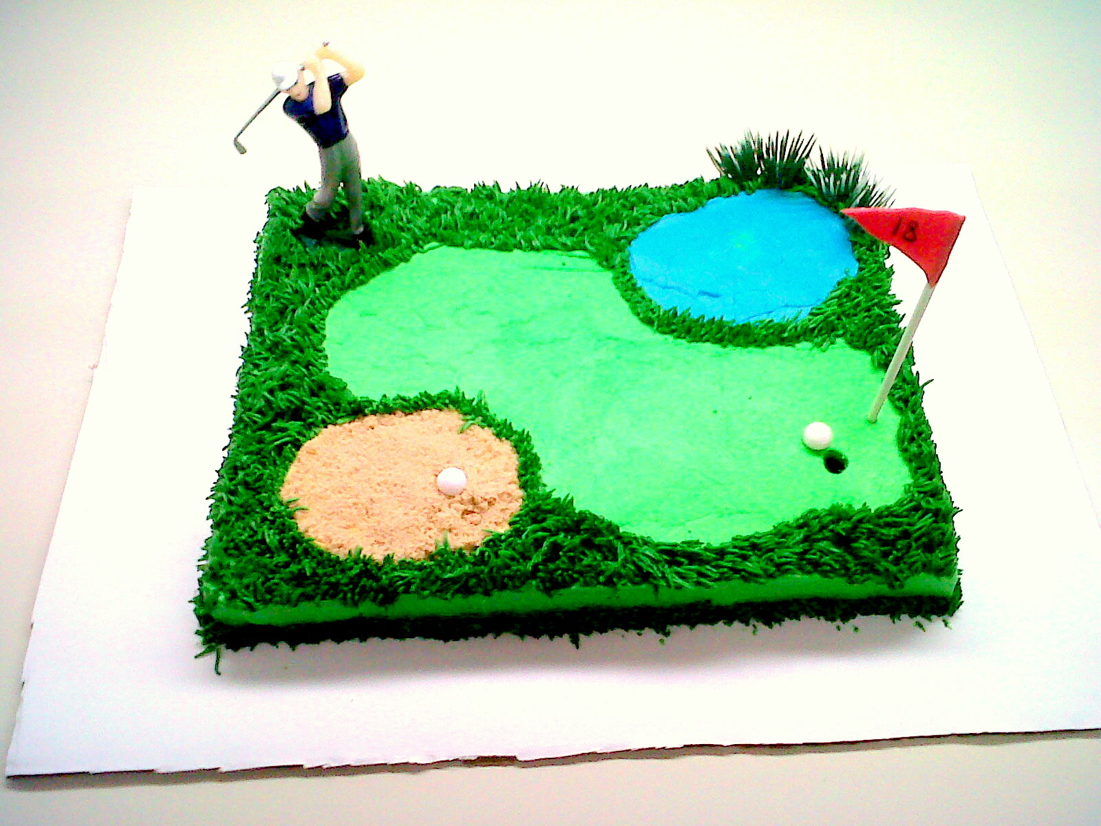 Golf Sheet Cake