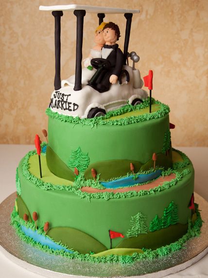 Golf Themed Groom Cake