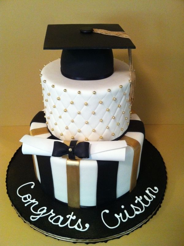 7 Photos of College Graduation Cap Cakes