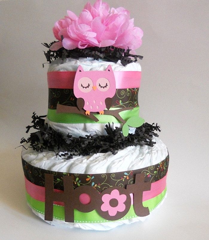 11 Photos of Hoot Owls Diaper Cakes