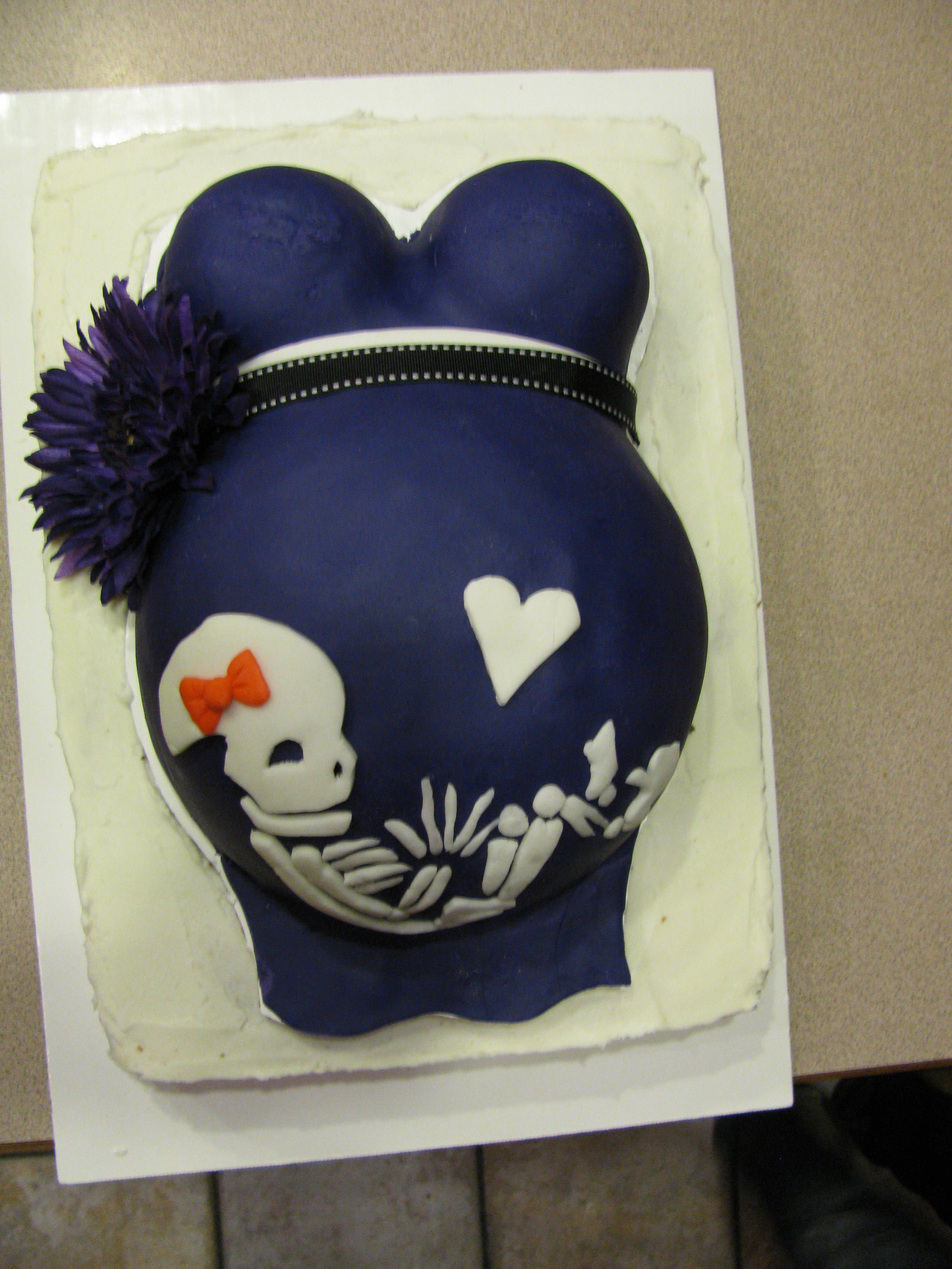 Halloween Baby Shower Cake Idea