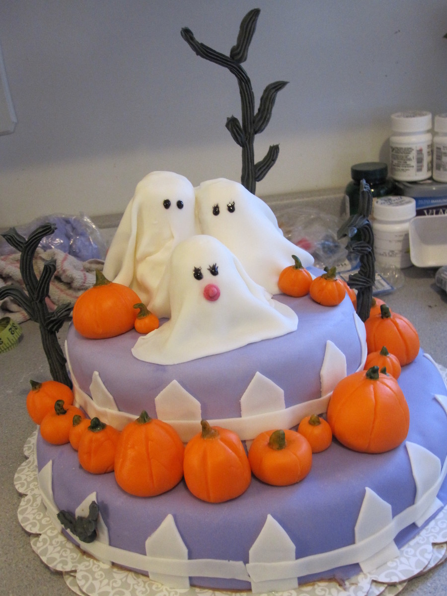 Halloween Baby Shower Cake