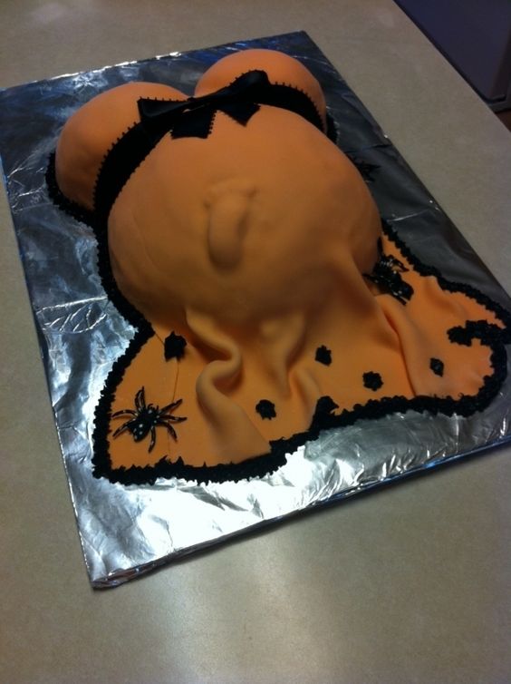 Halloween Baby Shower Cake